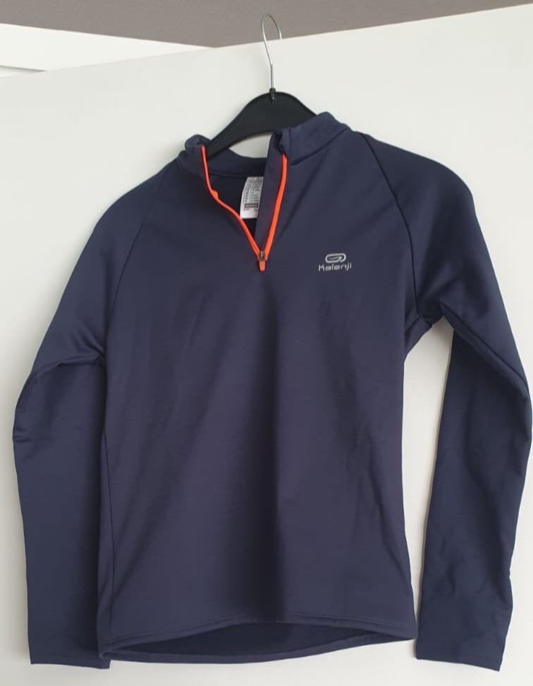 Kalenji Decathlon hardlooptrui blauw - maat 146 (12j), Jongen of Meisje, Kalenji, Sport- of Zwemkleding, Ophalen of Verzenden