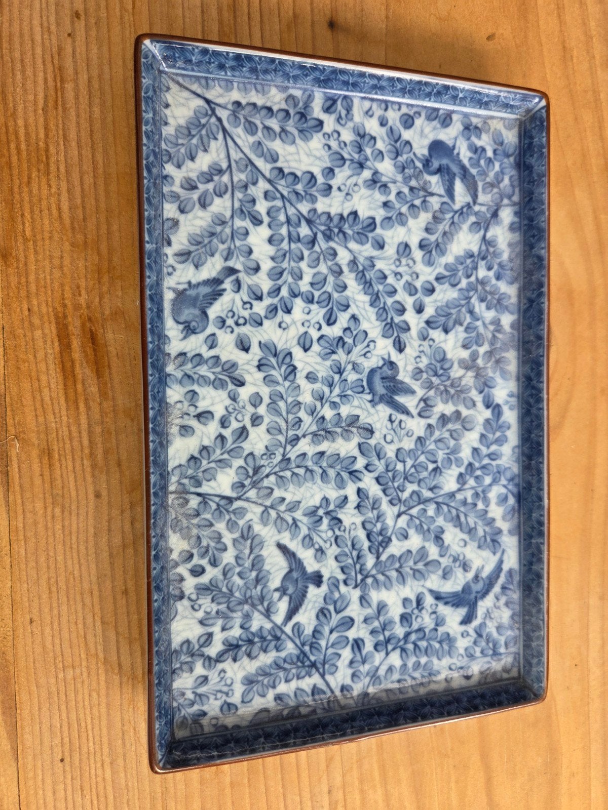 Beau plateau  vintage de la marque Arita Sometsuke,, Enlèvement ou Envoi