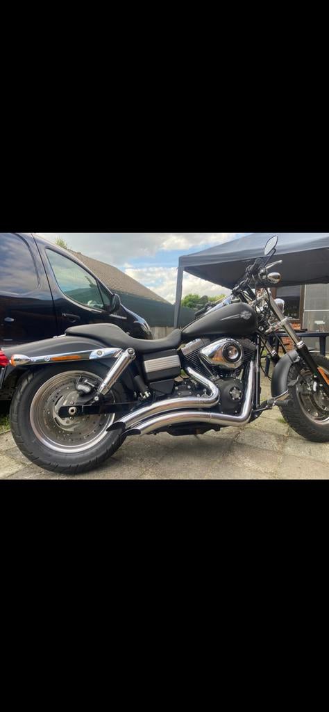Harley davidson fat bob met weinig km, Particulier