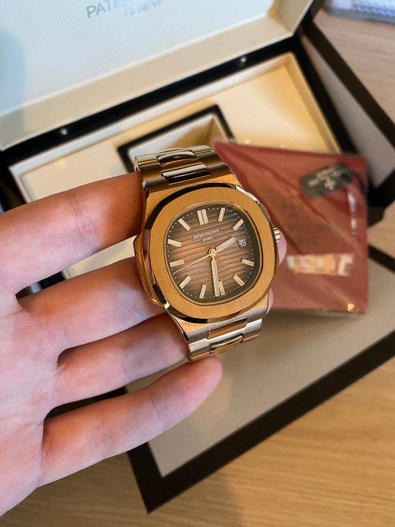 Patek Phillipe Nautilus Horloge, Ophalen, Zo goed als nieuw, Polshorloge