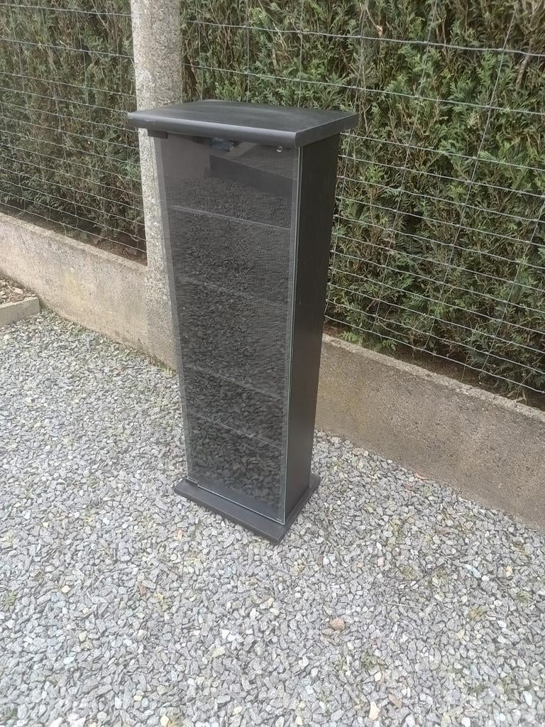 Meuble CD/DVD avec porte vitrée, Enlèvement