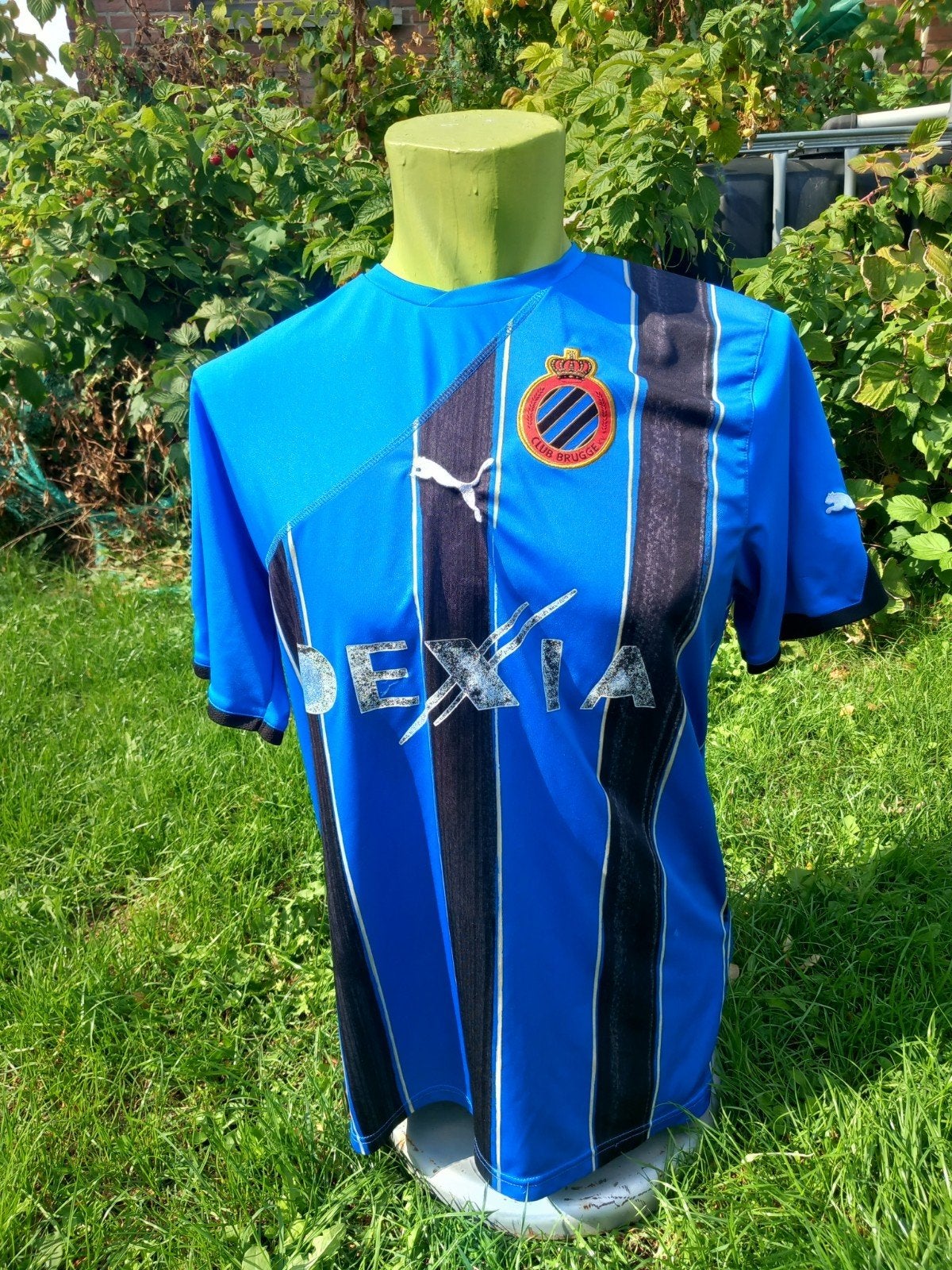 Club Brugge vintage shirt uit 2010-2011 met bedrukking, Verzamelen, Ophalen of Verzenden, Shirt