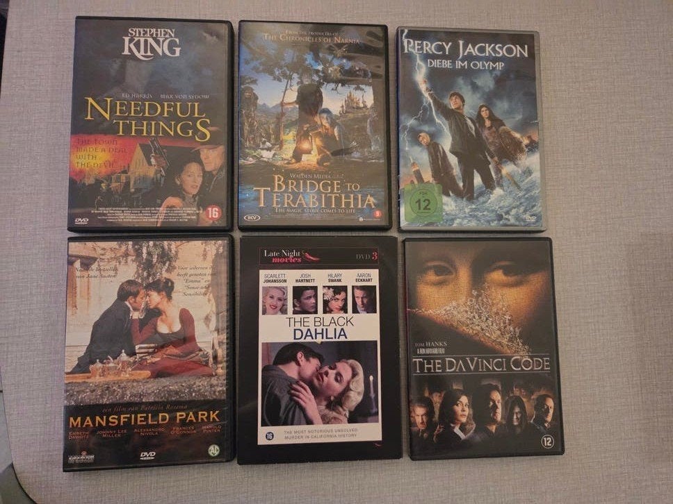 6 x DVD Varia., Engels, Nederlands, Ophalen of Verzenden, Zo goed als nieuw