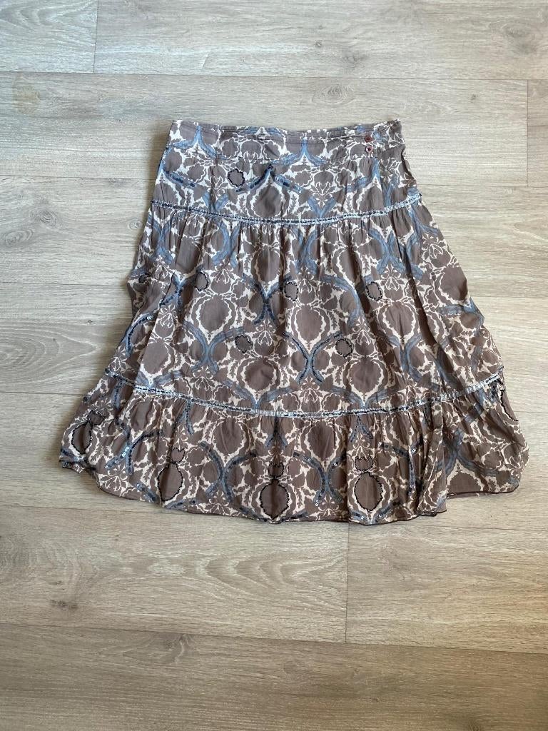 echte vintage wikkelrok Point Virgule 44, Kleding | Dames, Point Virgule, Ophalen of Verzenden, Maat 42/44 (L), Onder de knie