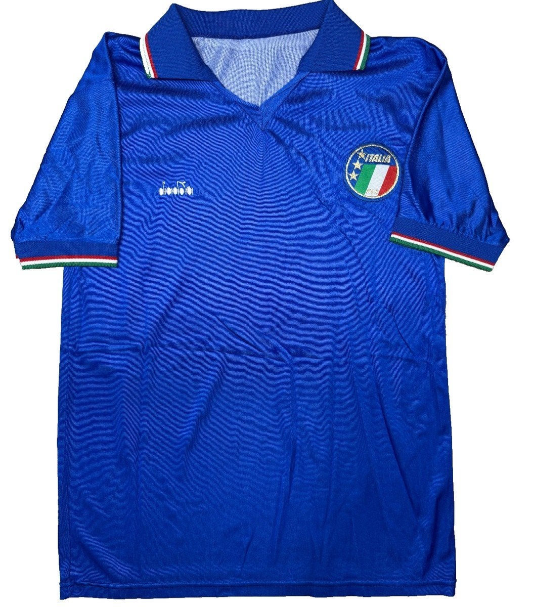 Italië Roberto Baggio Voetbal Thuisshirt WorldCup 1990, Enlèvement ou Envoi