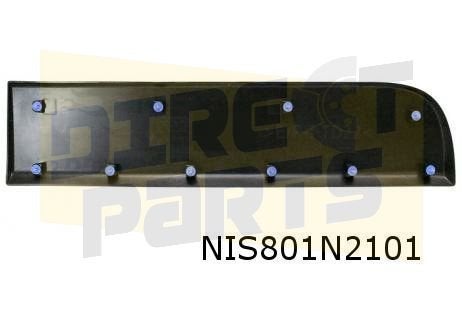 Nissan/Opel/Renault Stootlijst achterdeur Links Zwart Origin, Nissan, -, Verzenden, -