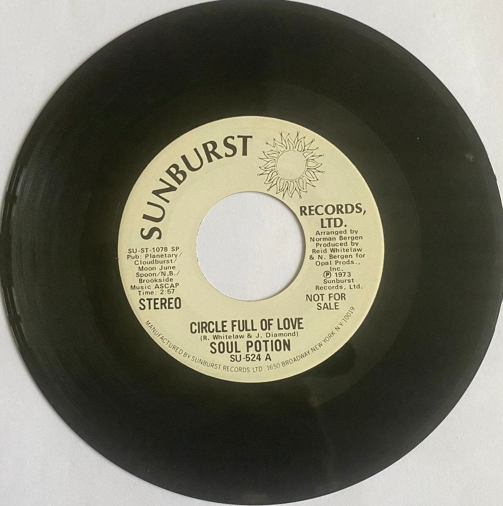 Soul Potion ‎– Circle Full Of Love promo Soul, 7 inch, Comme neuf, Pressage original, Autres types