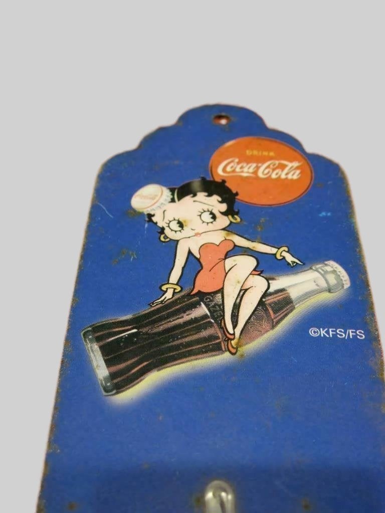 Vintage Coca cola -  Betty Boop vintage thermometer., Ophalen