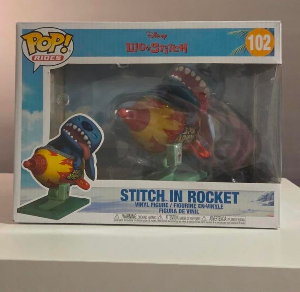 Funko pop stitch in rocket, Ophalen of Verzenden