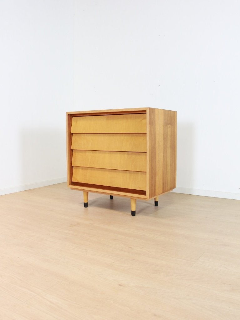 Vintage ladekast – Erich Stratmann, Maison & Meubles, Armoires | Commodes, Utilisé, Moins de 100 cm, 50 à 100 cm, 25 à 50 cm, Autres essences de bois