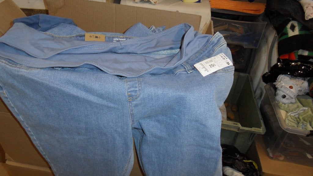 av pantalon de grossesse  neuf, Vêtements | Femmes, Enlèvement, Neuf, Taille 46/48 (XL) ou plus grande, Bleu