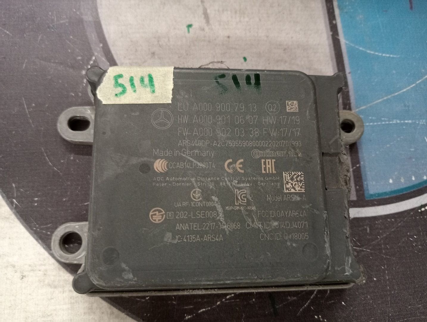 Radarsensor voor verschillende types A0009007913, Utilisé, -, -, Enlèvement ou Envoi