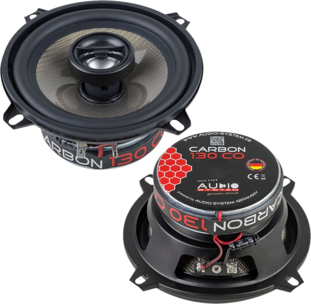 Audio System Carbon 130 Coaxial Speakers 13cm / 5.25'', Autos : Divers, Haut-parleurs voiture, Enlèvement ou Envoi, Neuf