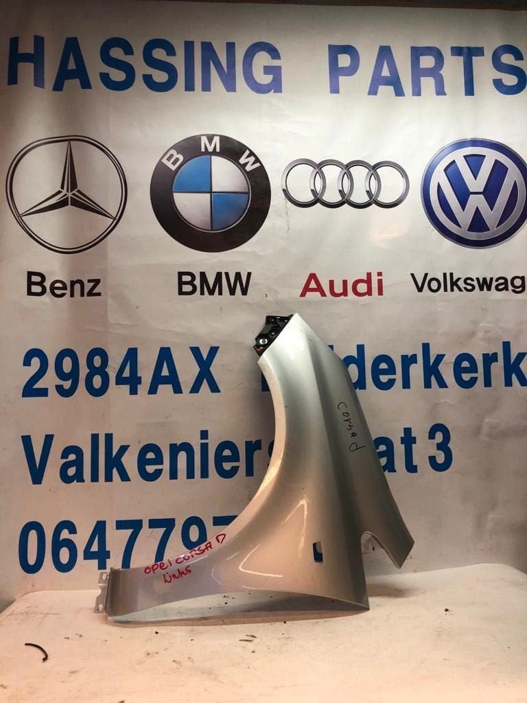 Scherm links-voor van een Opel Corsa D met artikelnummer 931, Gebruikt, -, -, Opel