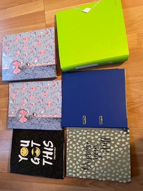 6 nieuwe ringmappen, Diversen, Ophalen, Nieuw