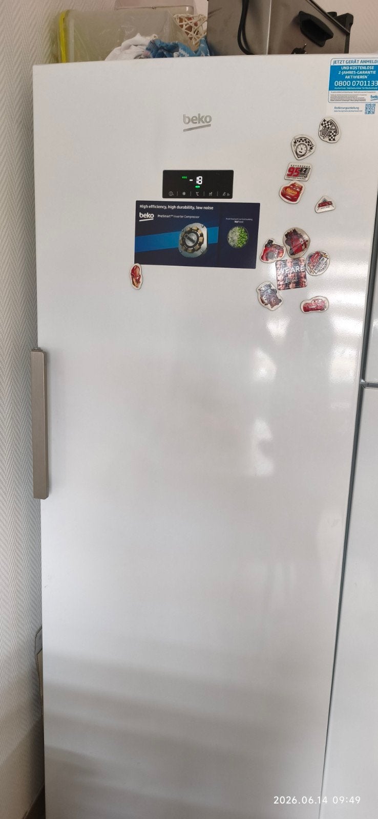 Beko diepvries 404 L, Enlèvement