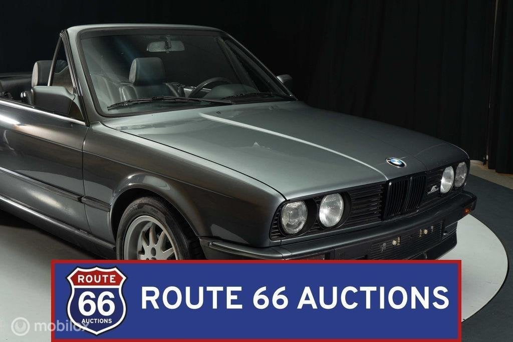 BMW 320i Cabriolet | 1989 | Route 66 Auctions, Achat, Entreprise, Boîte manuelle, Autre carrosserie