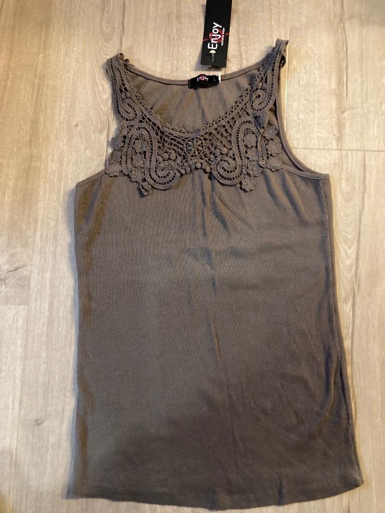 Topje van Enjoy: nog nieuw, Vêtements | Femmes, Tops, Taille 46/48 (XL) ou plus grande, Enlèvement ou Envoi, Enjoy, Brun