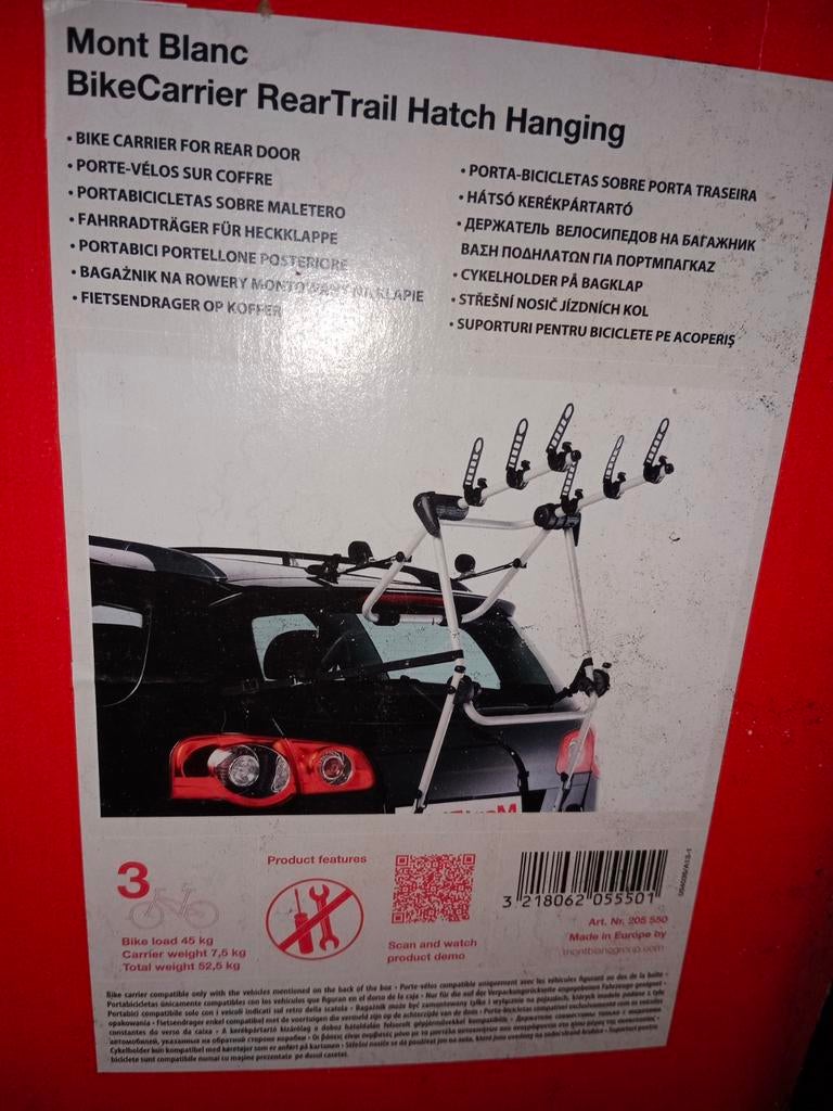 Porte Vélo pour voiture, Enlèvement