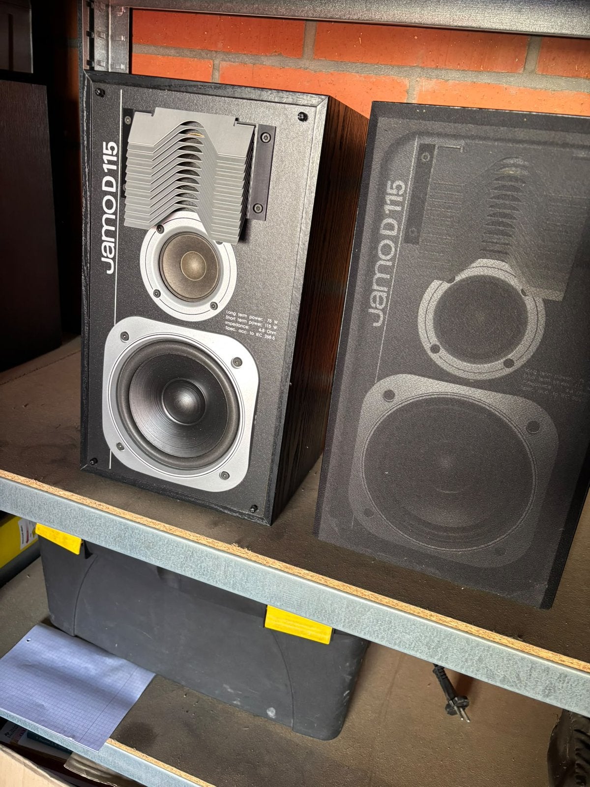 Jamo D115 speakers, TV, Hi-fi & Vidéo, 60 à 120 watts, Comme neuf, Enlèvement, Enceintes stéréo