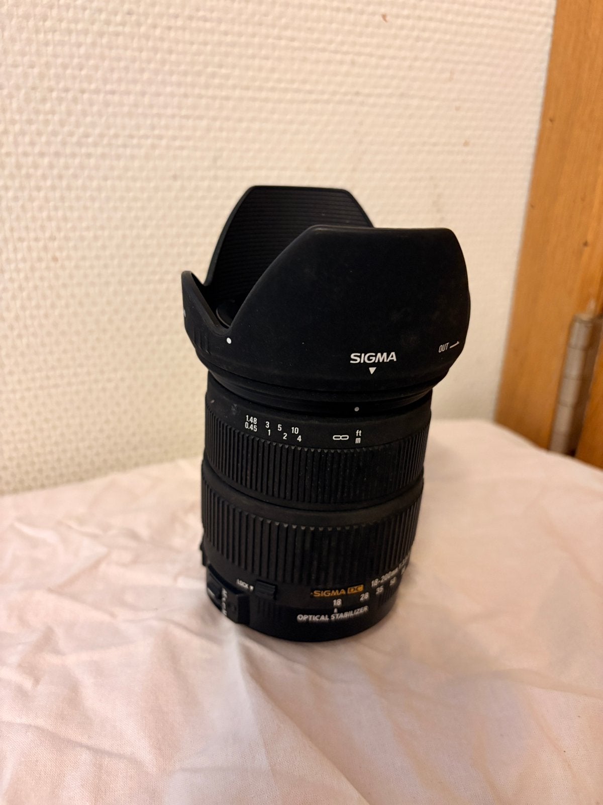 Objectif Sigma 18-200mm f/3.5-6.3 DC OS Canon EF, Enlèvement, Comme neuf, Téléobjectif, Zoom
