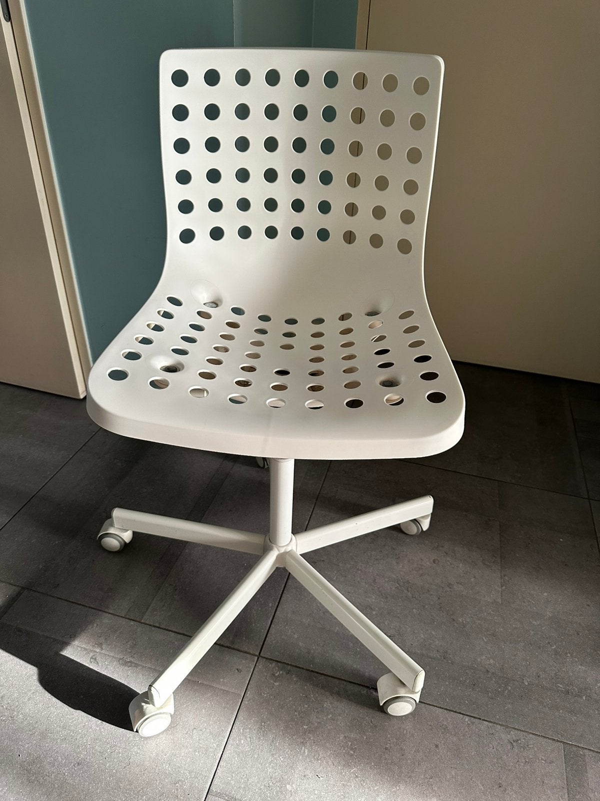 Chaise bureau Ikea, Ophalen, Gebruikt, Wit, Bureaustoel