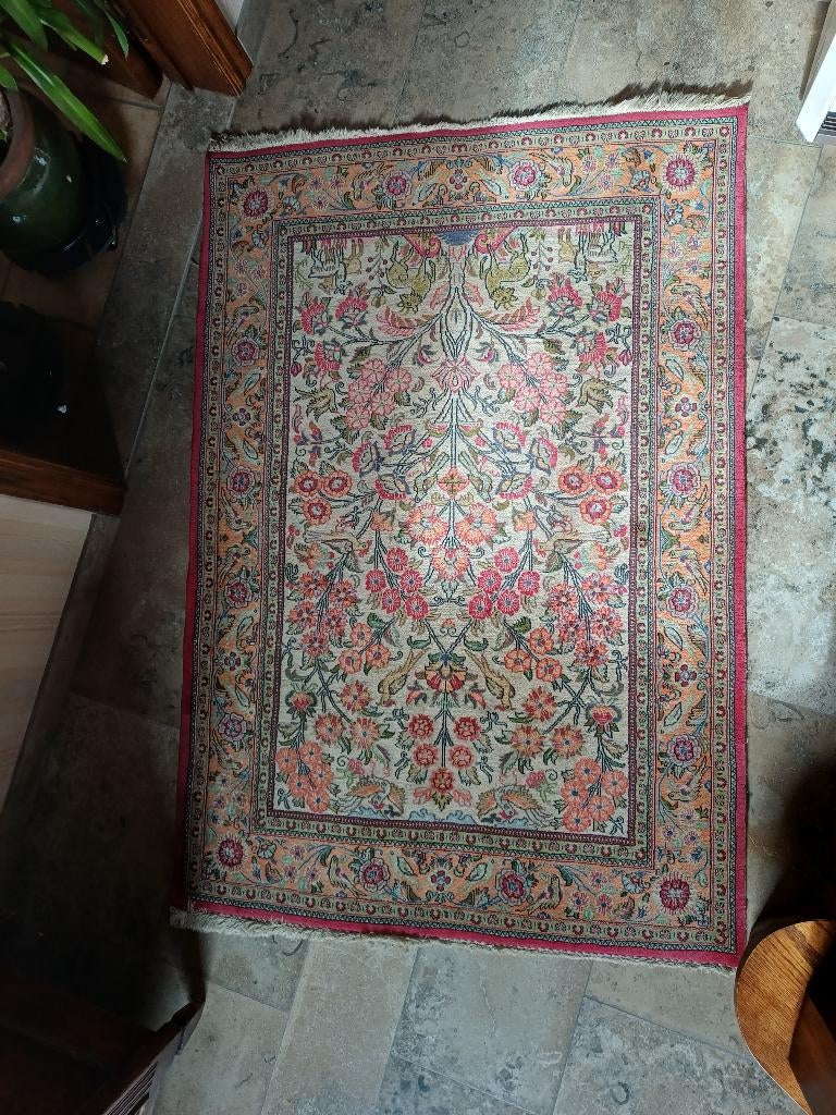 Wollen tapijt levensboom, Antiek en Kunst, Ophalen