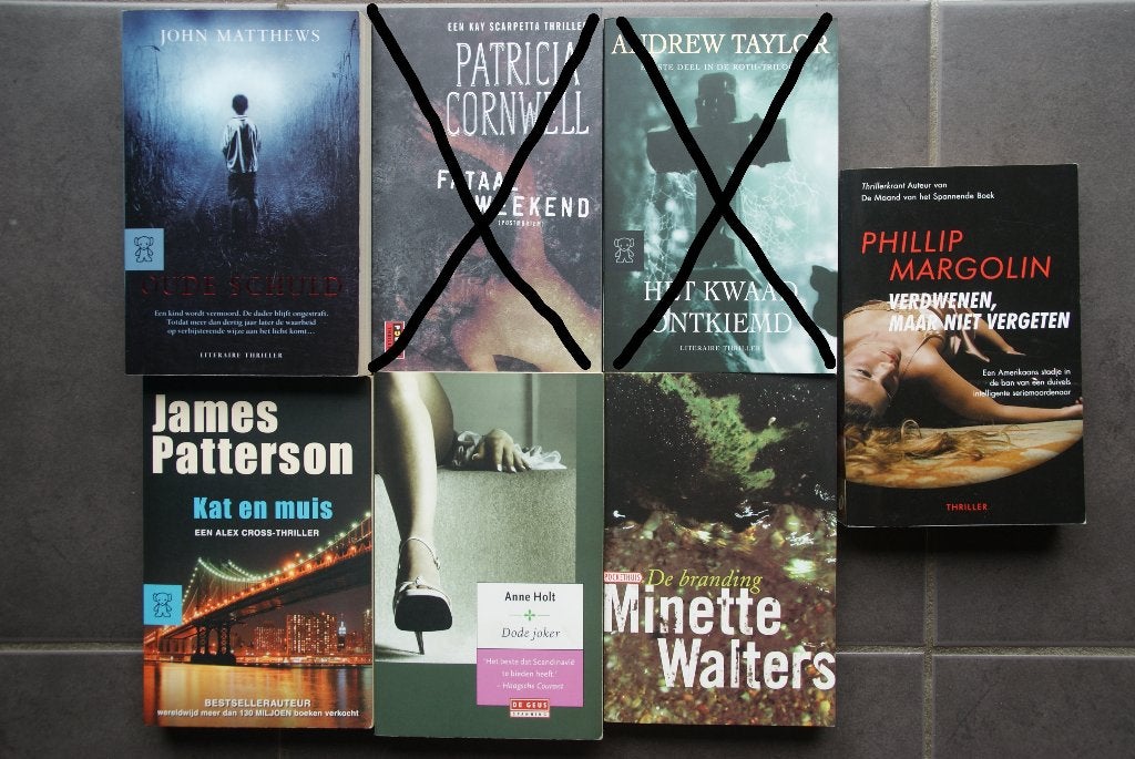 Lot van nog 5 NIEUWE boeken thrillers, €5 per stuk NIEUW, Boeken, Ophalen of Verzenden, Nieuw