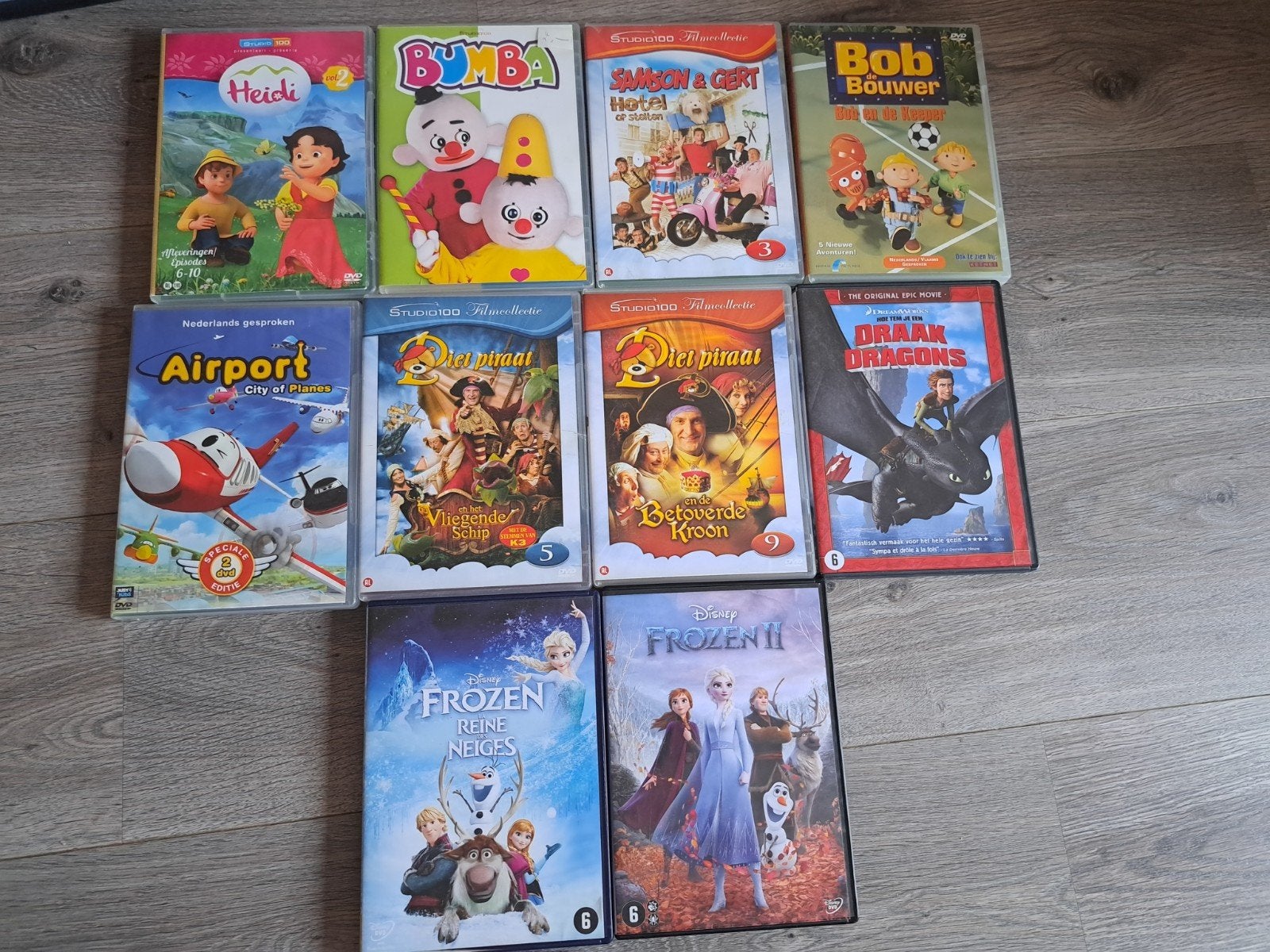 Dvd Kinderen (Frozen, Hopla, Piet Pieraat, Heidi, Bumba), Cd's en Dvd's, Ophalen