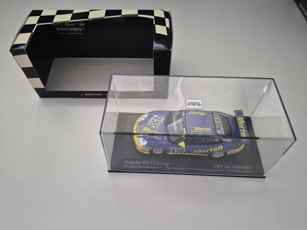 Coupe Minichamps pour Porsche 911 GT3 1/43 MM996-AC-620VLN04, Enlèvement ou Envoi, Comme neuf, Voiture, MiniChamps