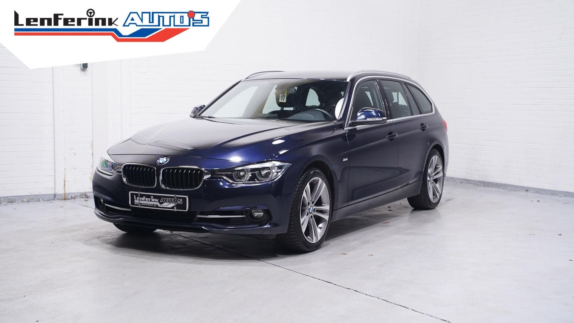BMW 318 3-serie Touring 318i M Sport Edition NAP CLima Navi, Automaat, Blauw, Parkeersensor, Bedrijf
