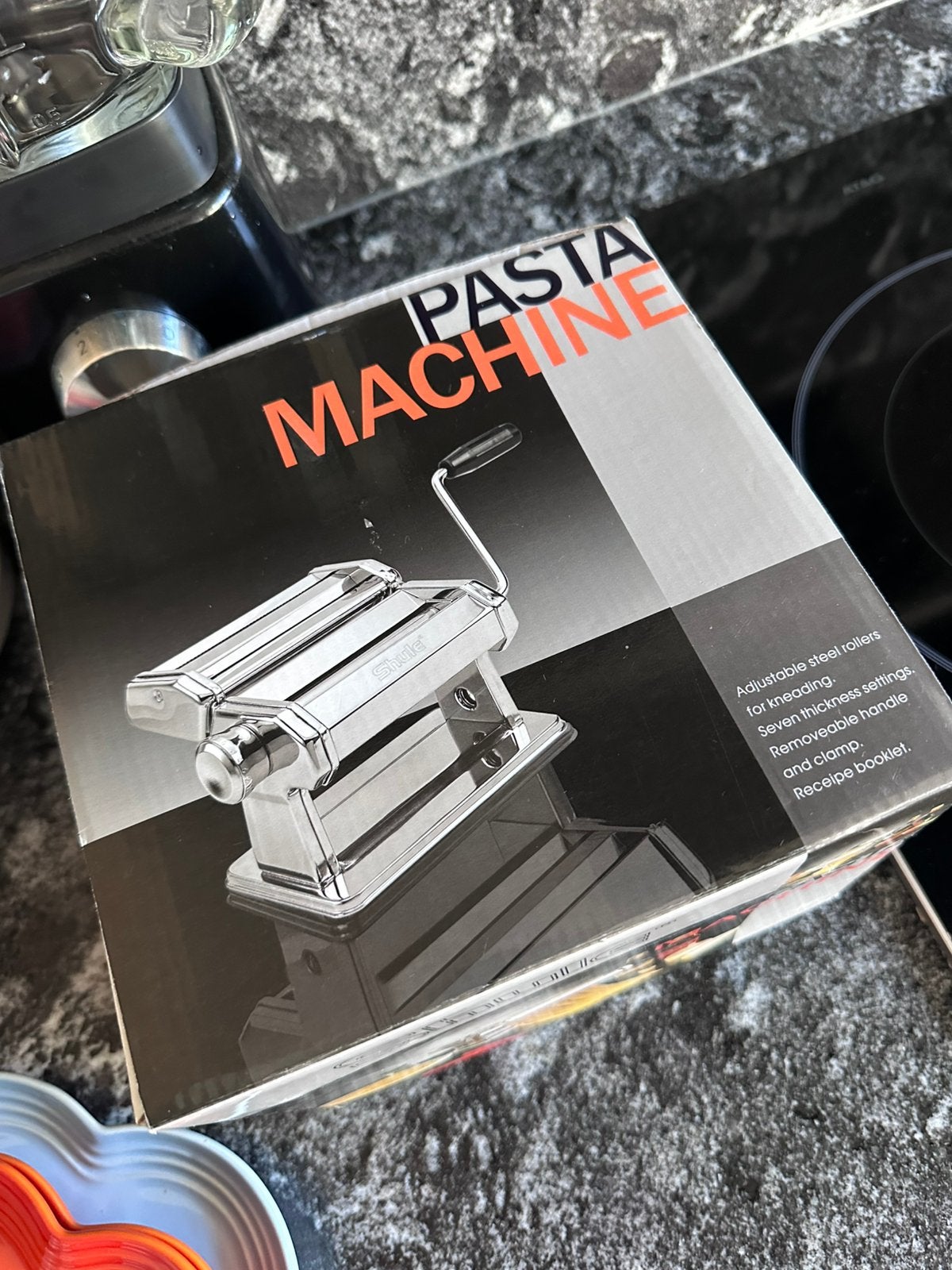 SHULE pasta machine , nieuw , stainless steel, Ophalen, Nieuw, Metaal, Zilver