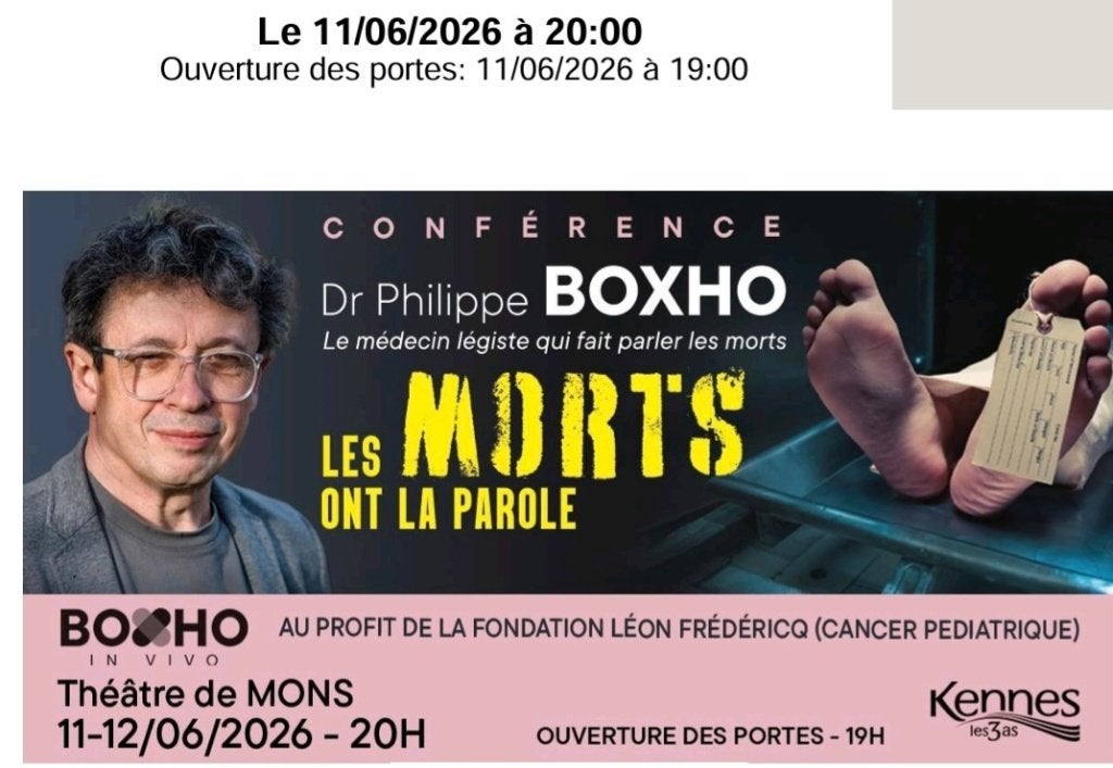 2x Philippe Boxho Mons, Tickets en Kaartjes, Concerten | Overige, Juni