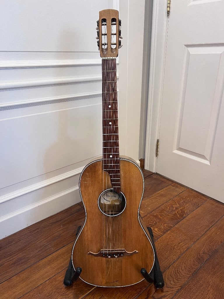 Wunderton salongitaar – Duitsland – ca. 1920-1935, Muziek en Instrumenten, Snaarinstrumenten | Gitaren | Akoestisch, Ophalen, Gebruikt