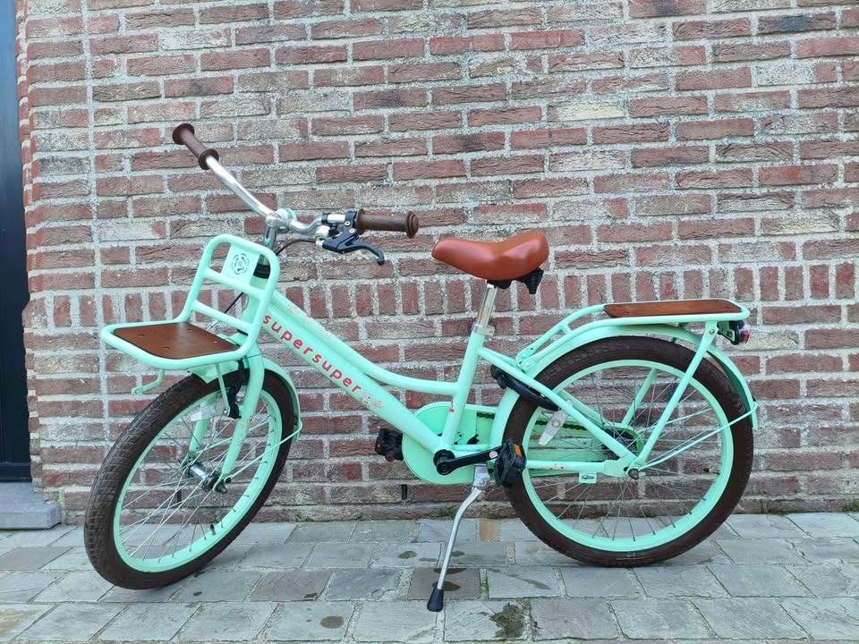Cooper Supersuper kinderfiets 20 inch – mintgroen, Fietsen en Brommers, Ophalen, Terugtraprem, Super super, 16 tot 20 inch