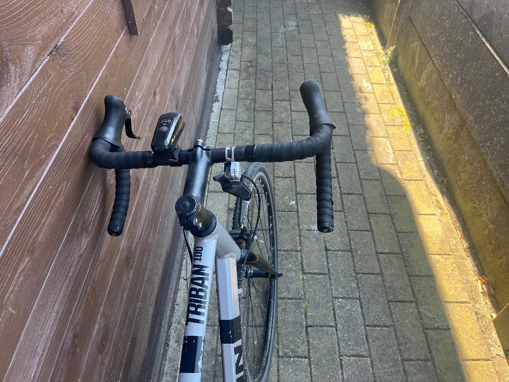 Grijze koersfiets, Ophalen, Gebruikt