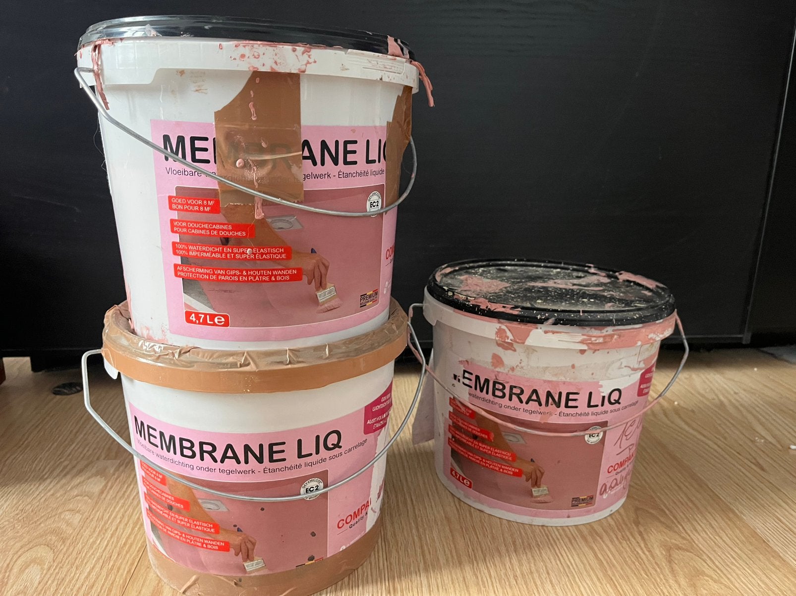 Vloeibaar membraan, membrane liq compactuna, Bricolage & Construction, Moins de 5 litres, Enlèvement, Comme neuf, Rose