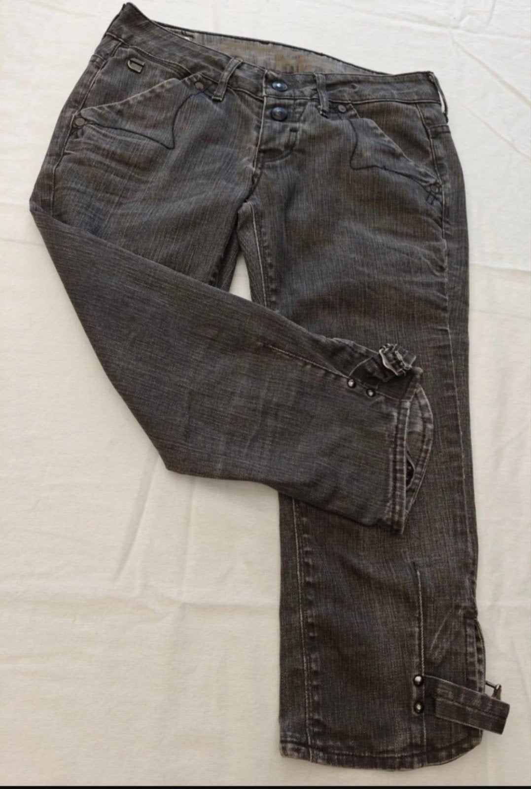 jeans 3/4 G STAR RAW  (36-38), Enlèvement ou Envoi, Gris