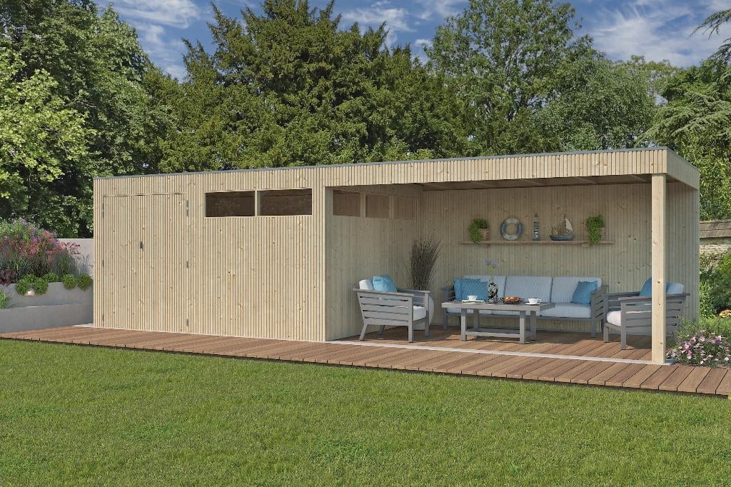 NOUVELLE cabane en rondins 8313EXT400, Envoi, Neuf