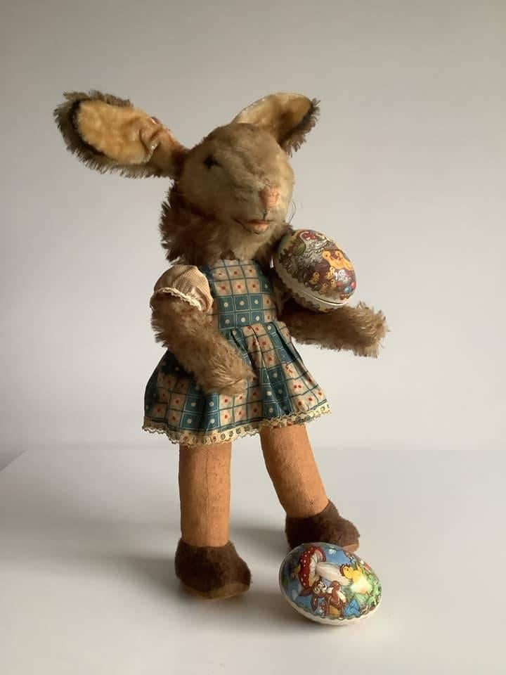 rare beau gros lapin de Pâques vintage, Enlèvement ou Envoi, Utilisé