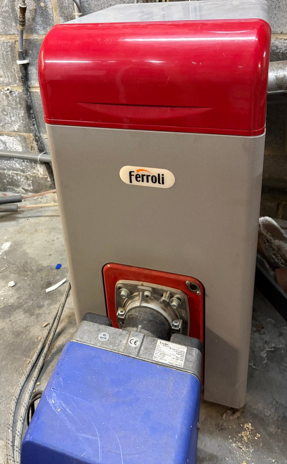 CHAUDIÈRE Mazout FERROLI 16kw-34kw Parfait état, Bricolage & Construction, Chauffage & Radiateurs, Comme neuf, Enlèvement