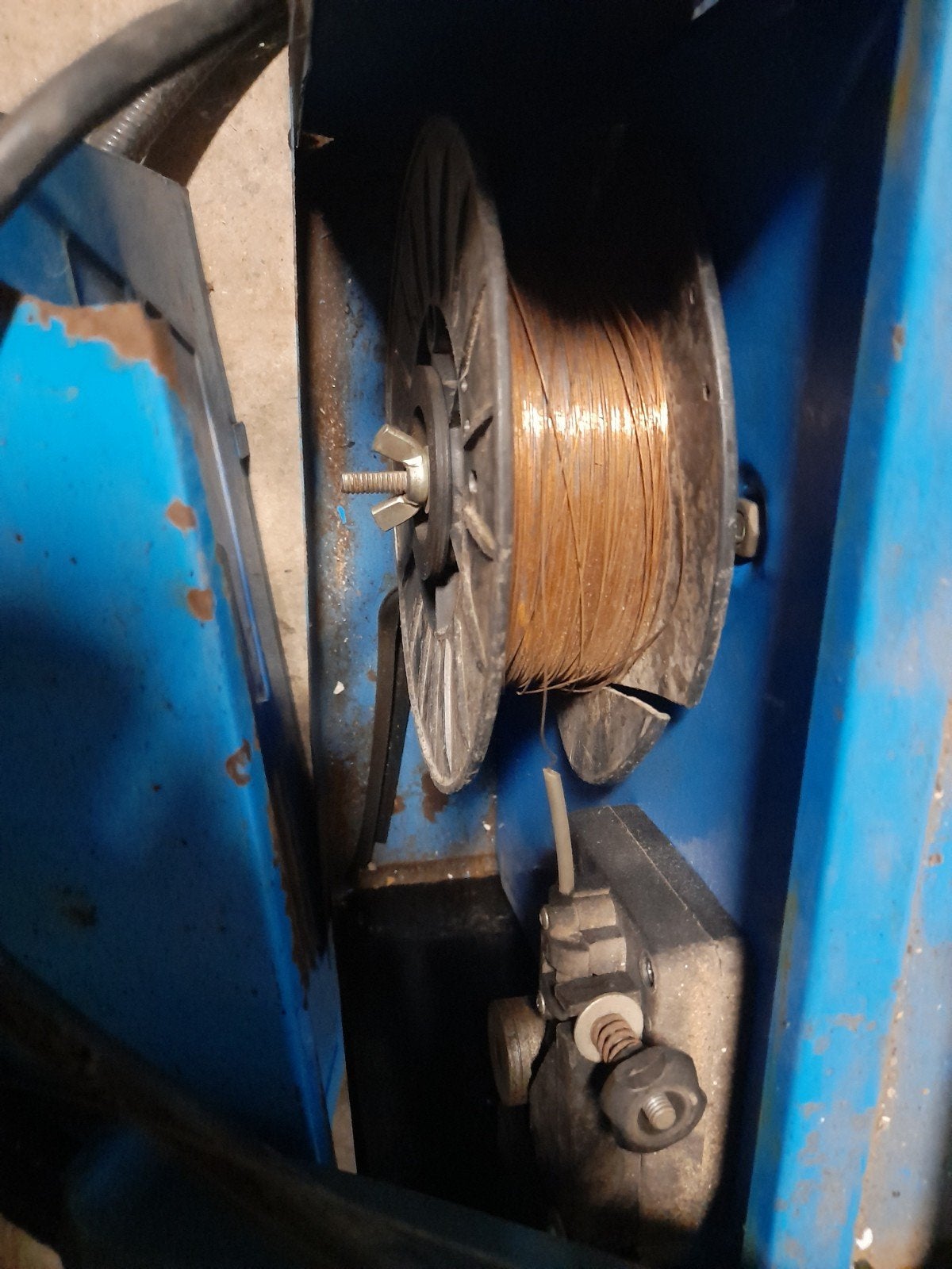 poste à souder semi automatique, Enlèvement