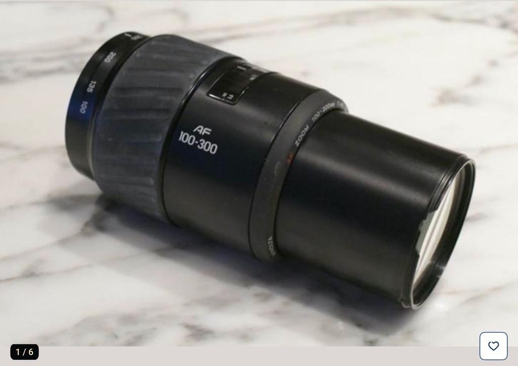 Minolta zoomlens 100-300mm/ f4.5-5.6 AF, Ophalen of Verzenden, 1980 tot heden, Lens of Lenzen