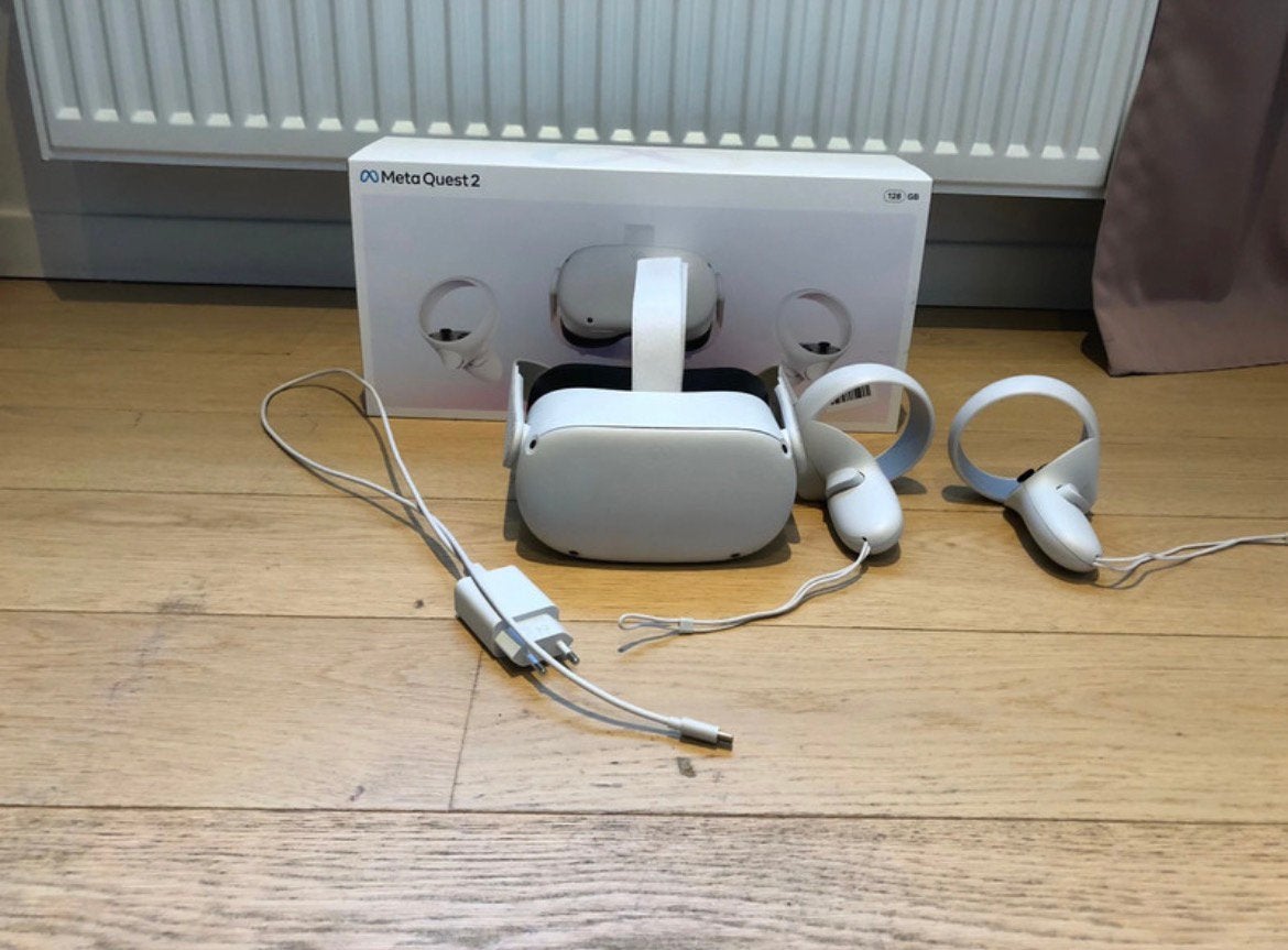 Oculus quest 2 128gb, Enlèvement ou Envoi, Utilisé, Lunettes VR