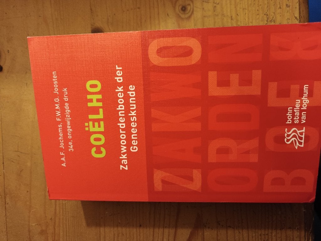 Zakwoordenboek der Geneeskunde, Boeken, Ophalen of Verzenden, Zo goed als nieuw, Hogeschool