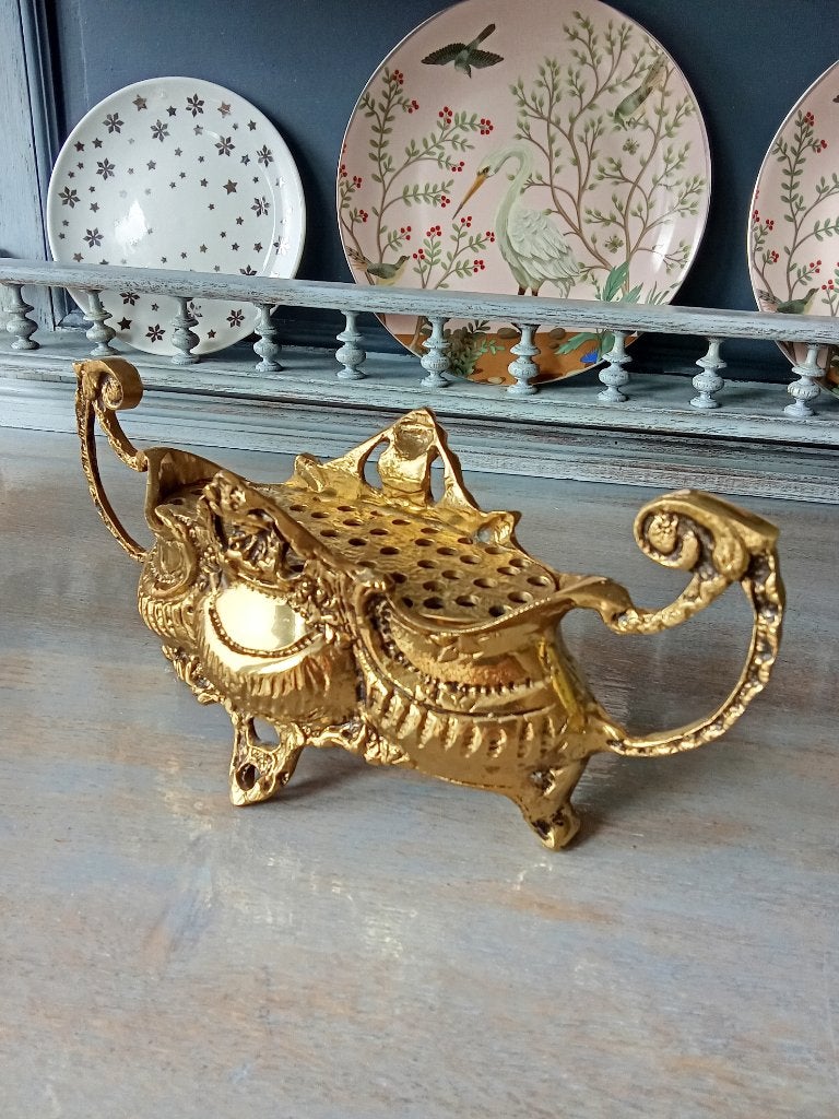 Antieke franse jardinière, Ophalen