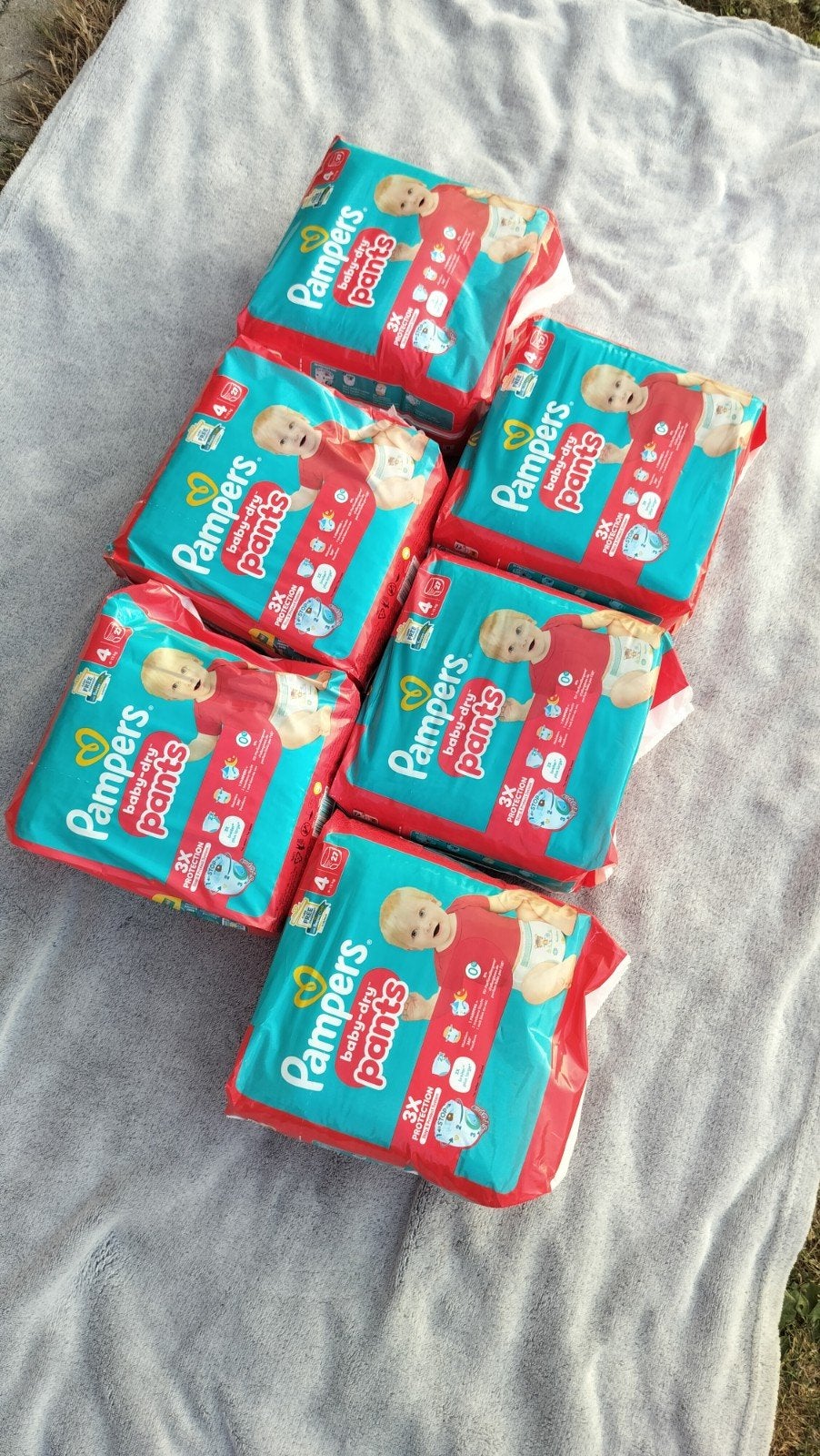 6 ongeopende pakken luierbroekjes maat 4, 27stuks, Ophalen, Nieuw