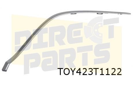 Toyota Yaris (9/14 - 4/17) (P13) chromelijst Rechts (grille, Neuf, Arrière, -, -