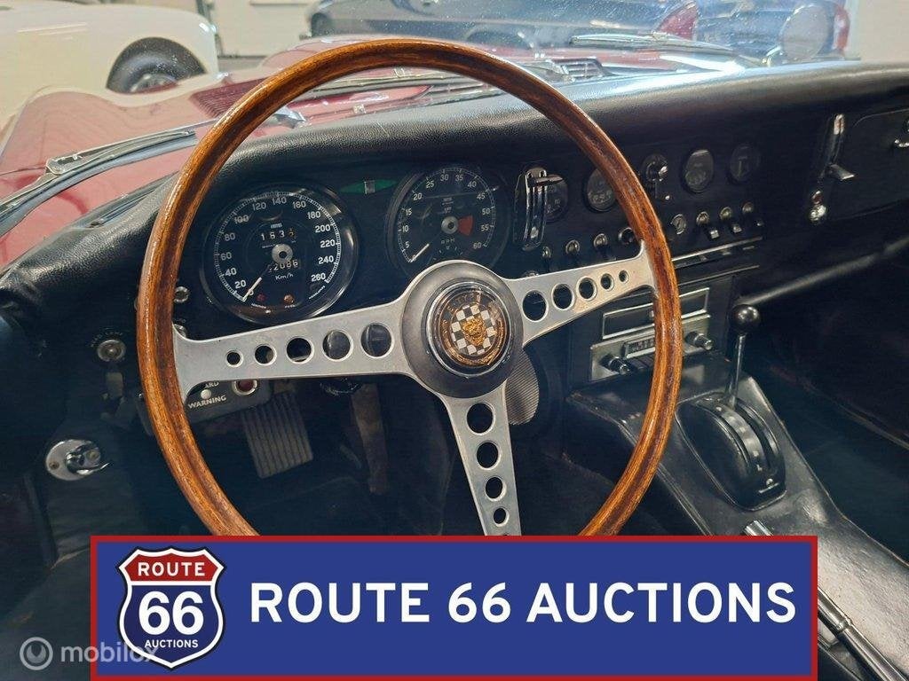 Jaguar E-Type Series 1 | 1967 | Route 66 Auctions, Achat, Entreprise, Boîte manuelle, Autre carrosserie