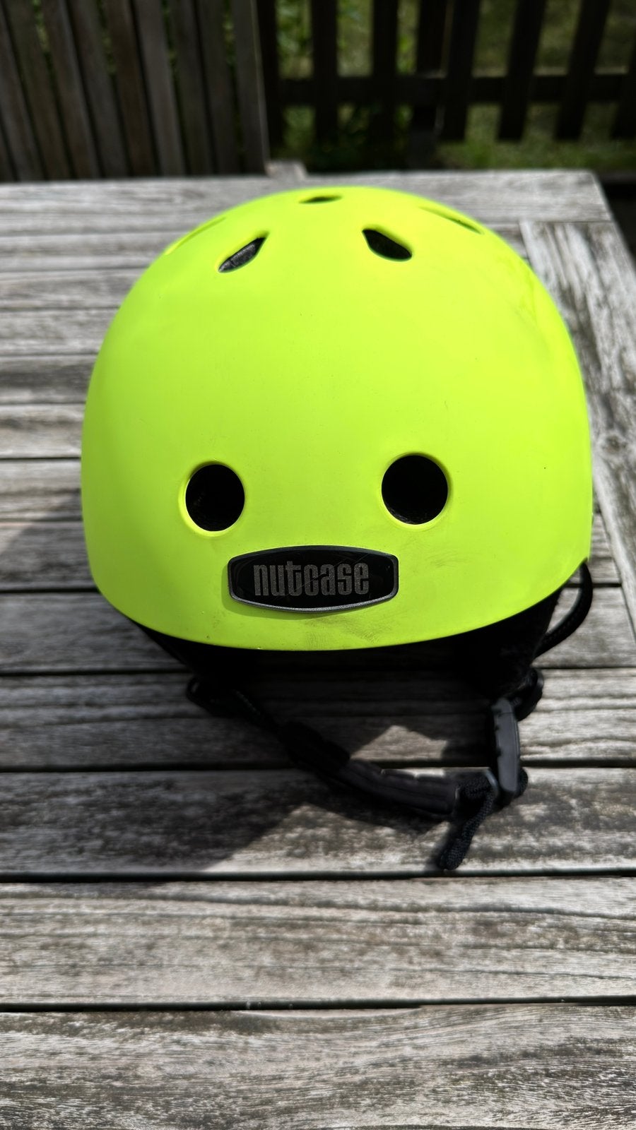 Nutcase helm fluo geel maat M, Fietsen en Brommers, Ophalen, M, Nieuw, Nutcase